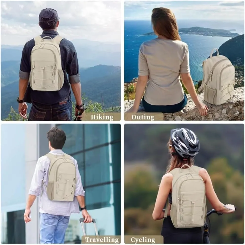 Halemet Hiking Backpack for Women Men Packable Waterproof Travel Daypack Durable Nylon Rucksack for Trekking Camping Commute