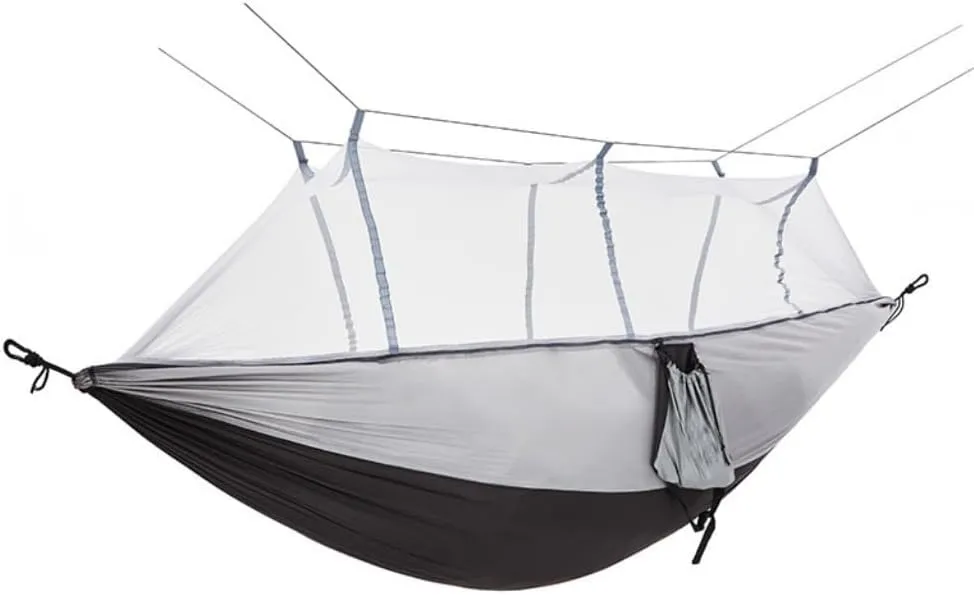 Hamock Hammock Outdoor Camping Anti-Mosquito Outdoor Camping with Mosquito Net Breathable Hanging Tree Tent Hanmock(A)