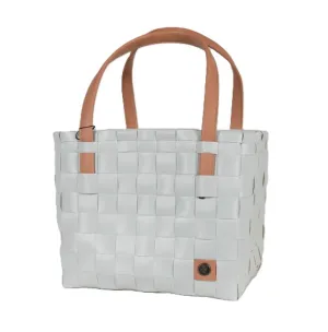 Handed By - Color Block Misty Grey Recycled Tote