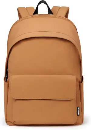 Hanke Casual Backpacks Travel Backpack for Women & Men, Lightweight Carry On Backpack for Work, Hiking wiht Unique Comfort Design (Mocha Brown)