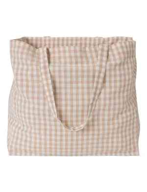 Hanna Tote Bag - GINGHAM BLUSH