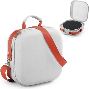 Hard Carry Case for Harman Kardon Onyx Studio 9 Home Speaker, EVA Travel Storage Protective Bag with Shoulder Strap for Portable Speakers (White)