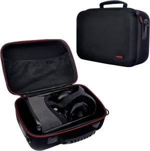 Hard Travel Case for Oculus Quest 2 VR Gaming Headset, Controllers Accessories Shockproof EVA Hard Shell Carrying Case Storage Bag with Detachable Shoulder Strap (Black)