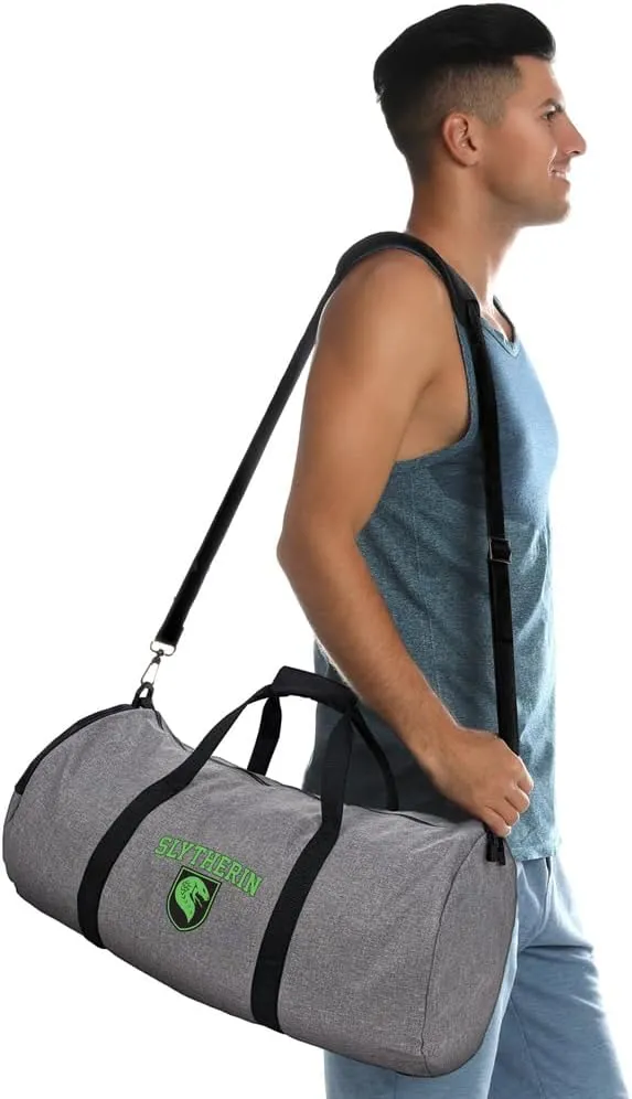 Harry Potter Slytherin Arch Lightweight Duffel Bag for Sports and Gym Packable for Travel