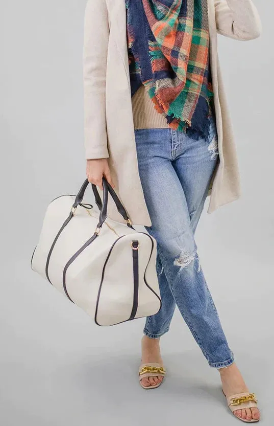 HD3006 Leather Around Duffel Bag