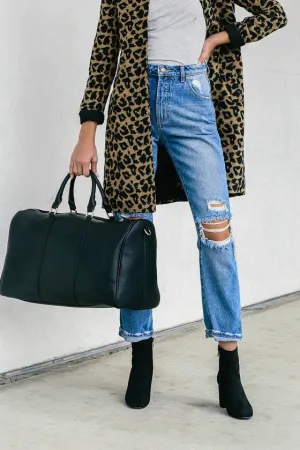 HD3006 Leather Around Duffel Bag