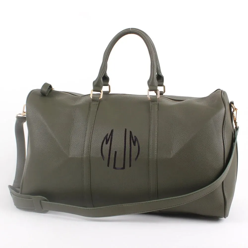 HD3006 Leather Around Duffel Bag