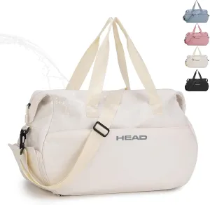 HEAD 32L Carry On Women Gym Duffel Bag with Shoes Compartment, Lightweight Crossbody Women Sport Bag for Men & Women, Workout Tote Bag Handbag for Business/Fitness/Yoga/Weekender Overnight