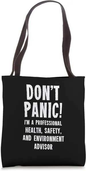 Health, Safety, and Environment Advisor Tote Bag