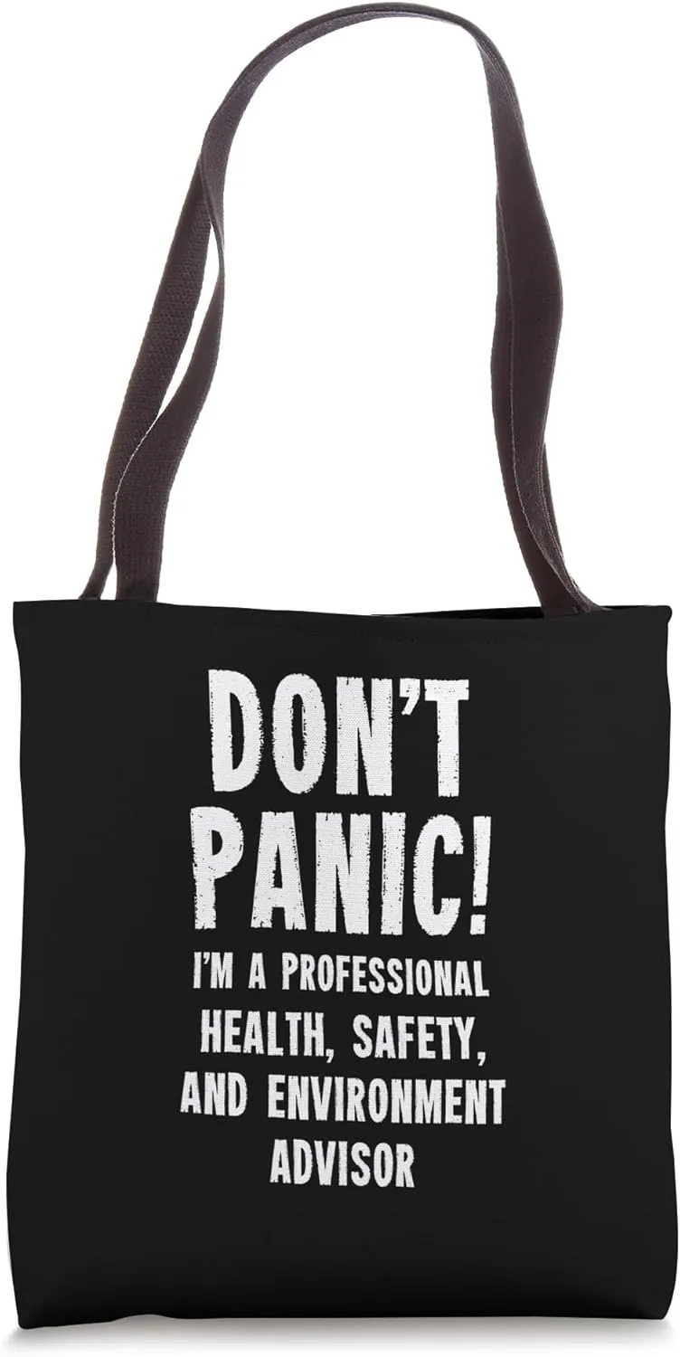 Health, Safety, and Environment Advisor Tote Bag