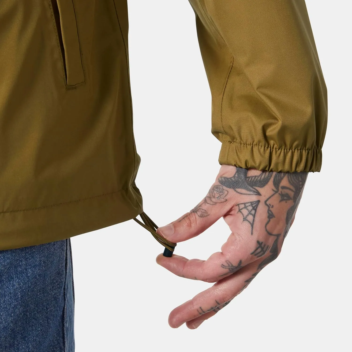 Helly-Hansen Vancouver Rain Jacket - Men's Waterproof, Breathable, Adjustable Hood, Seam-Sealed