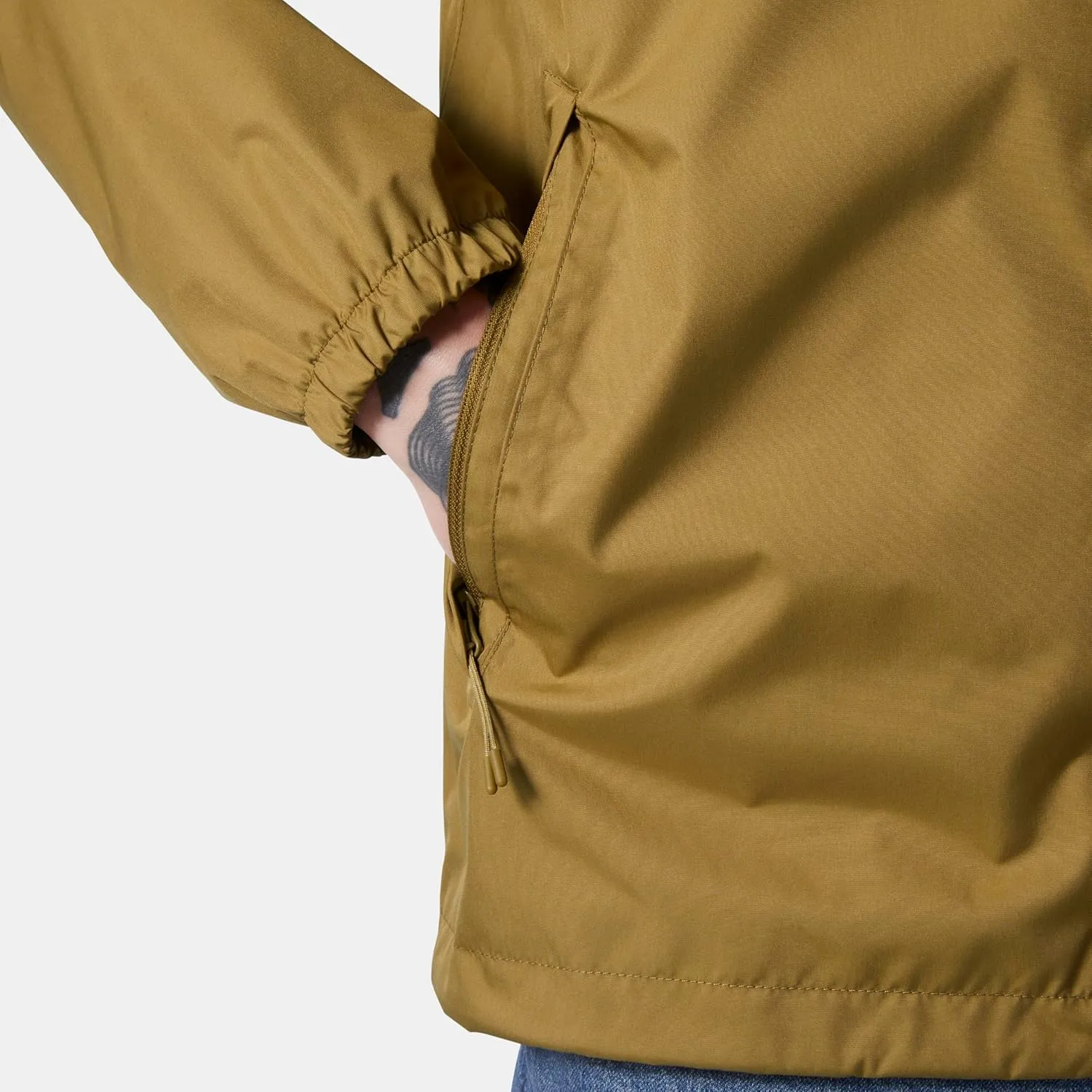 Helly-Hansen Vancouver Rain Jacket - Men's Waterproof, Breathable, Adjustable Hood, Seam-Sealed