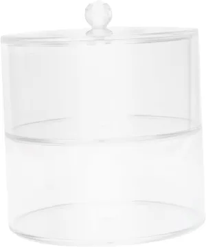 Hemoton Acrylic Clear Stackable Jewelry Storage Box Watch and Belt Organizer for Desktop for Jewelry Space-saving