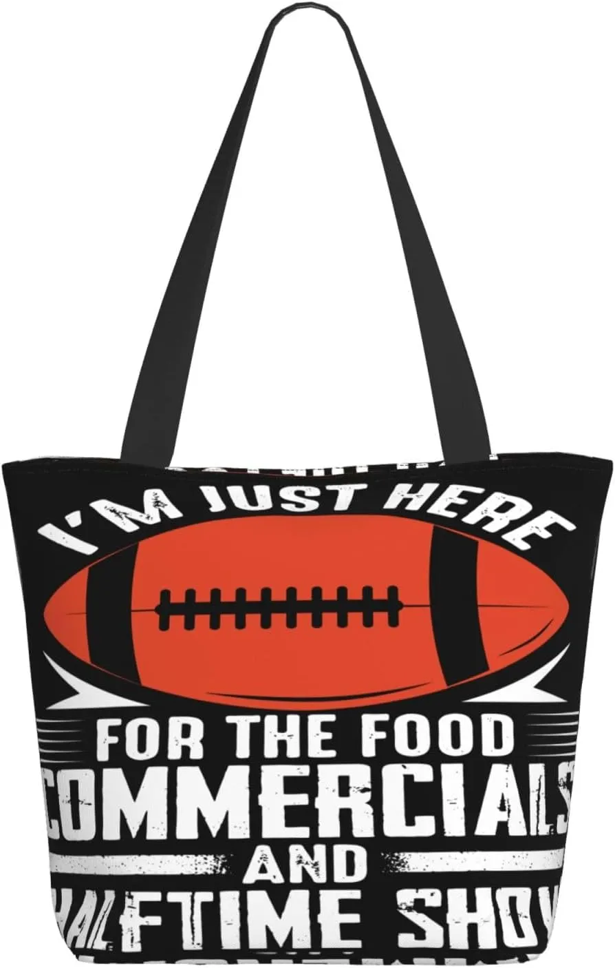 Here Today Gone Tomato Vegetarian Tote Bag for Women Lightweight Shopping Handbag Large Capacity Shoulder Bag