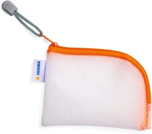 HERMA Zip Pocket, Orange, 14 x 11 cm