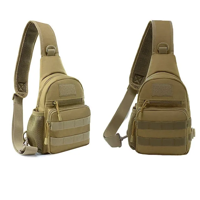 Hiking Backpack Hiking Sling Backpack Backpack Breathable Wearable Multifunctional Durable Outdoor Oxford Cloth ACU Color CP Color Jungle