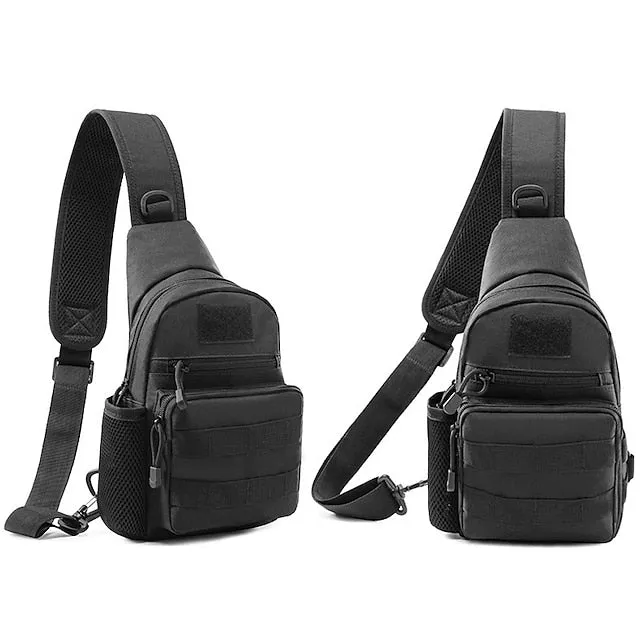 Hiking Backpack Hiking Sling Backpack Backpack Breathable Wearable Multifunctional Durable Outdoor Oxford Cloth ACU Color CP Color Jungle