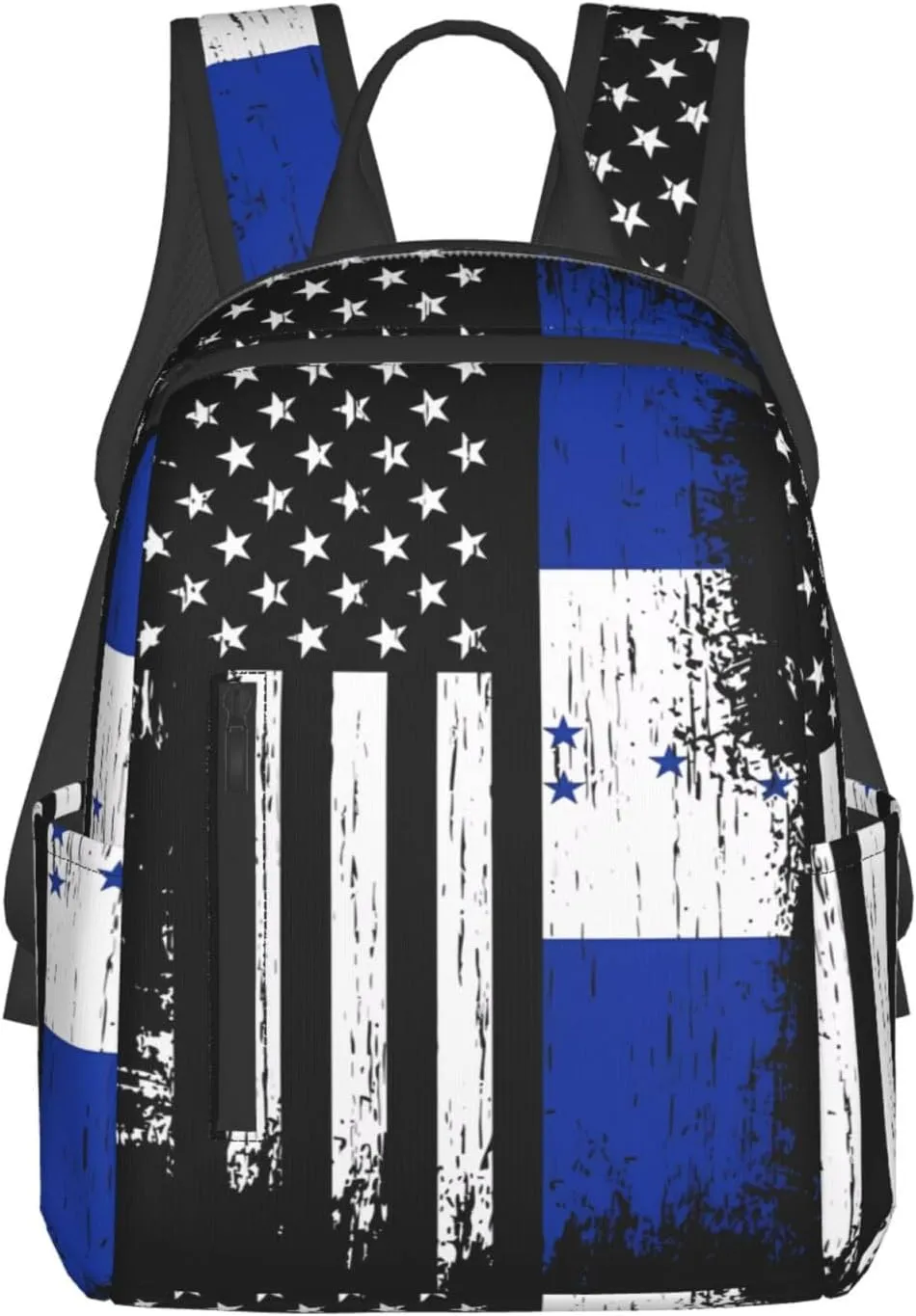 Honduran American Flag Pride Honduras Casual Backpacks Large Capacity Laptop Backpack Sports Fitness Rucksack Travel Carry-On Daypack Work Bag for Outdoor Camping