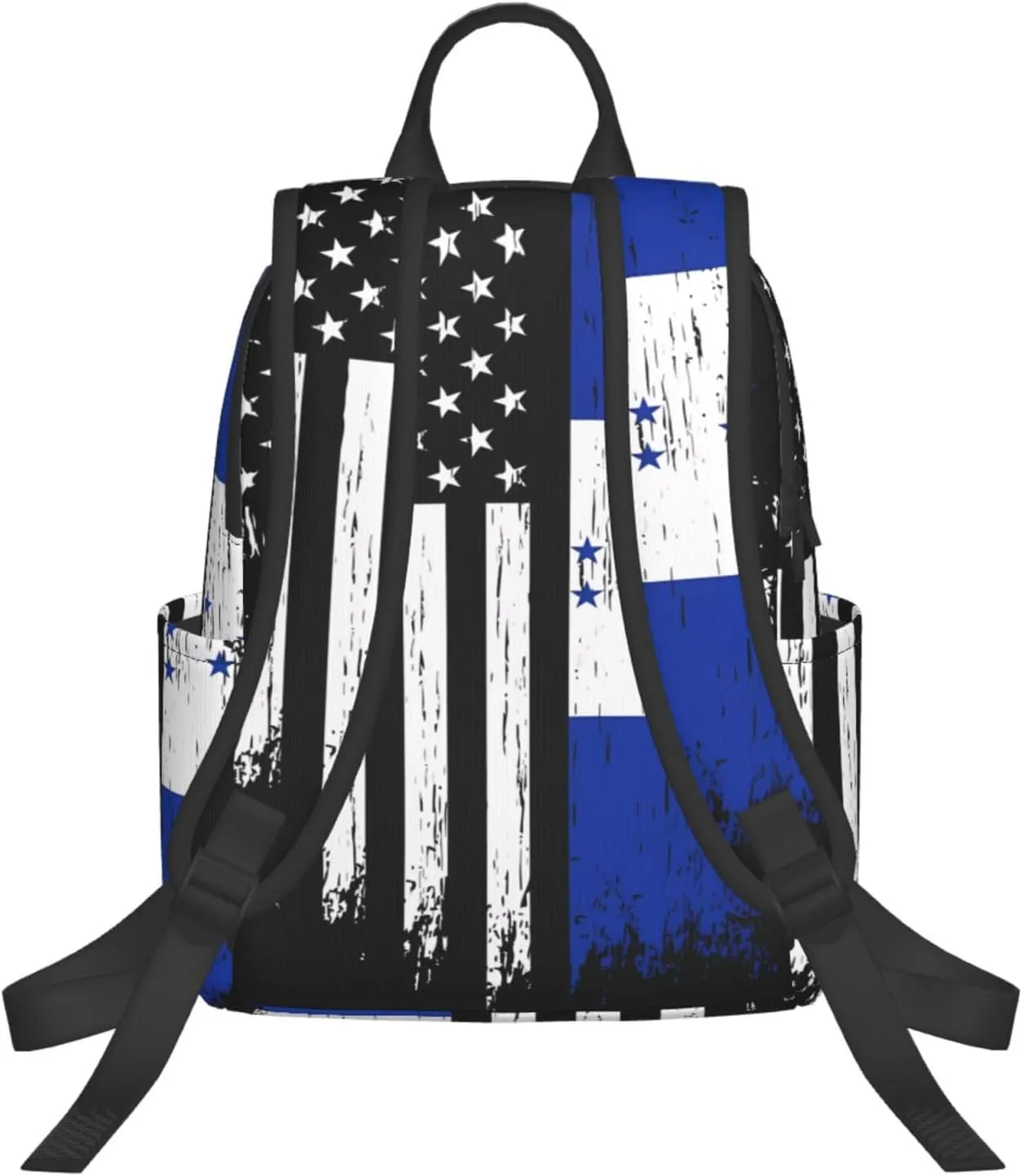 Honduran American Flag Pride Honduras Casual Backpacks Large Capacity Laptop Backpack Sports Fitness Rucksack Travel Carry-On Daypack Work Bag for Outdoor Camping