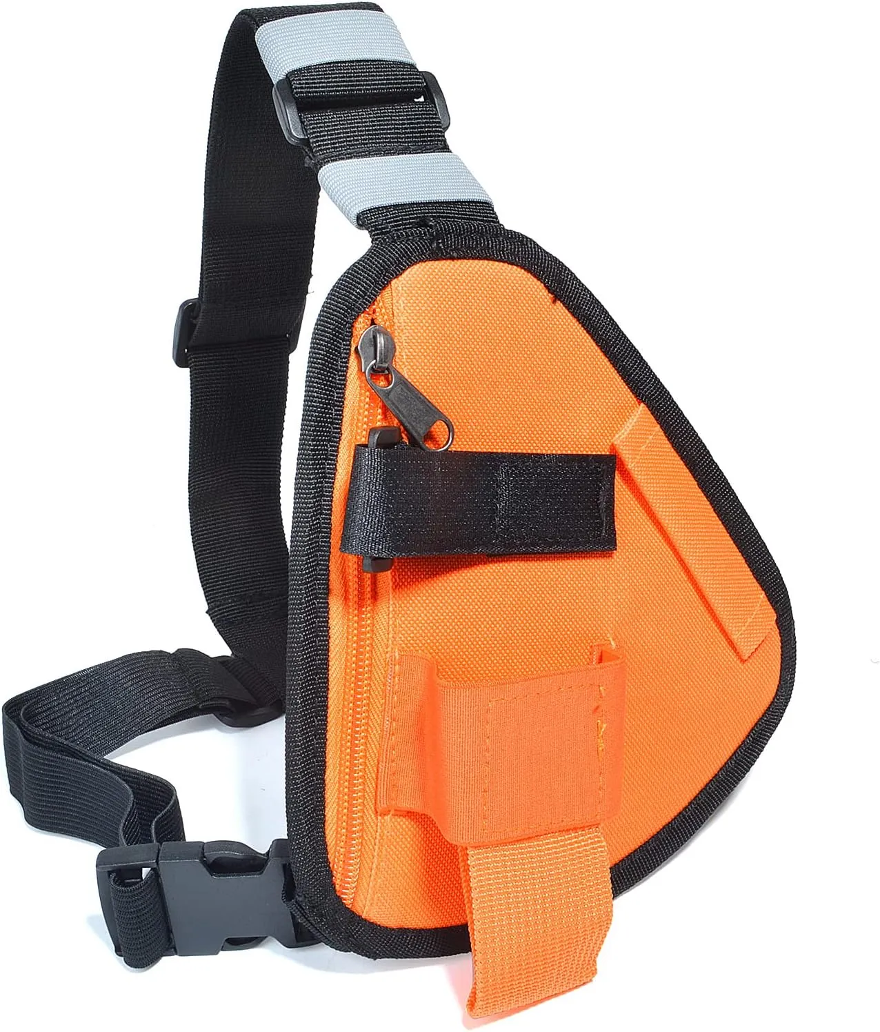 HYS Nylon Chest Harness Pack, Adjustable Shoulder Strap with an Adjustable Single Radio Pouch