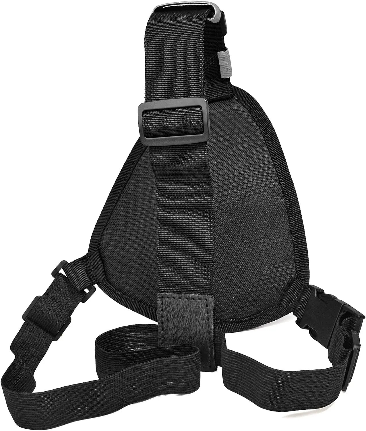 HYS Nylon Chest Harness Pack, Adjustable Shoulder Strap with an Adjustable Single Radio Pouch