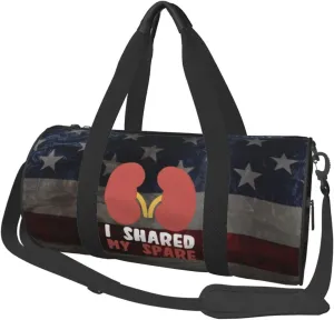 I Shared My Spare Kidney Transplant Living Donor Duffel Bag Gym Bag Travel Sports Tote Large Foldable Beach Swim Yoga9