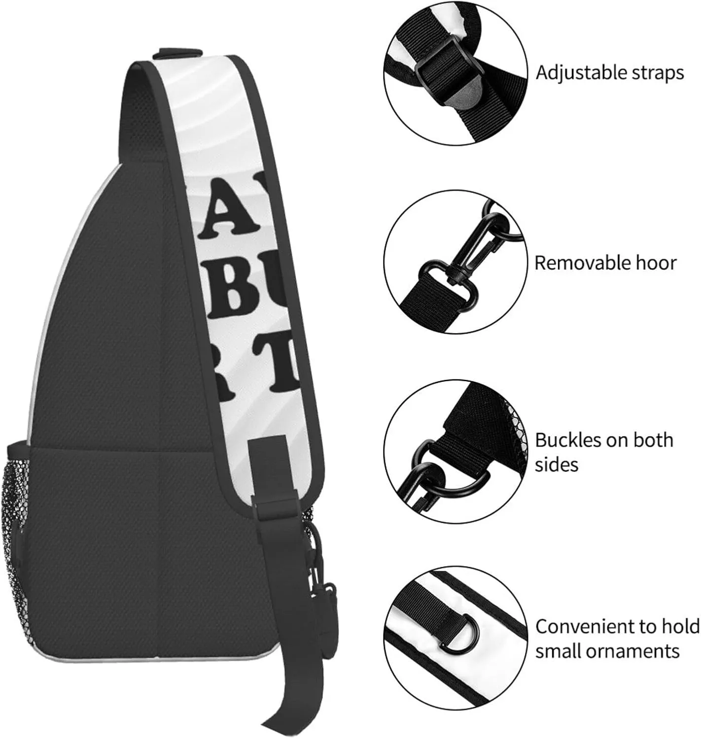 I Shaved My Bush For This Crossbody For Men Women Sling Chest Bag Shoulder Bag Lightweight One Strap Backpack Multipurpose Travel Hiking Daypack
