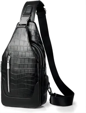IAGOM Men Chest Bag Crossbody Shoulder Bags Travel Bag Purse for Men with Water Resistant