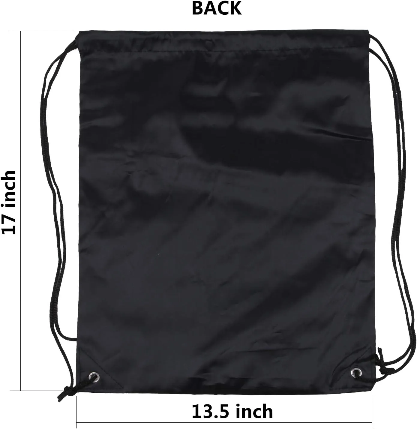 ICObuty Sports Gym Bag Sack Cheerleading Cheerleader Drawstring Backpack 6 Pack Men Women 210D Polyester (Orange/Black)