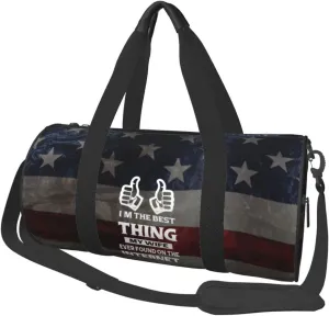 I'M The Best Thing My Wife Ever Found On The Internet2 Duffel Bag Gym Bag Travel Sports Tote Large Foldable Beach Swim Yoga1