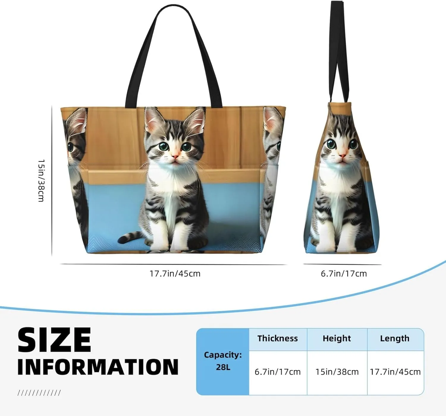 Insect atlas portable travel bag large capacity luggage bag beach bag dry and wet separation gym bag lightweight