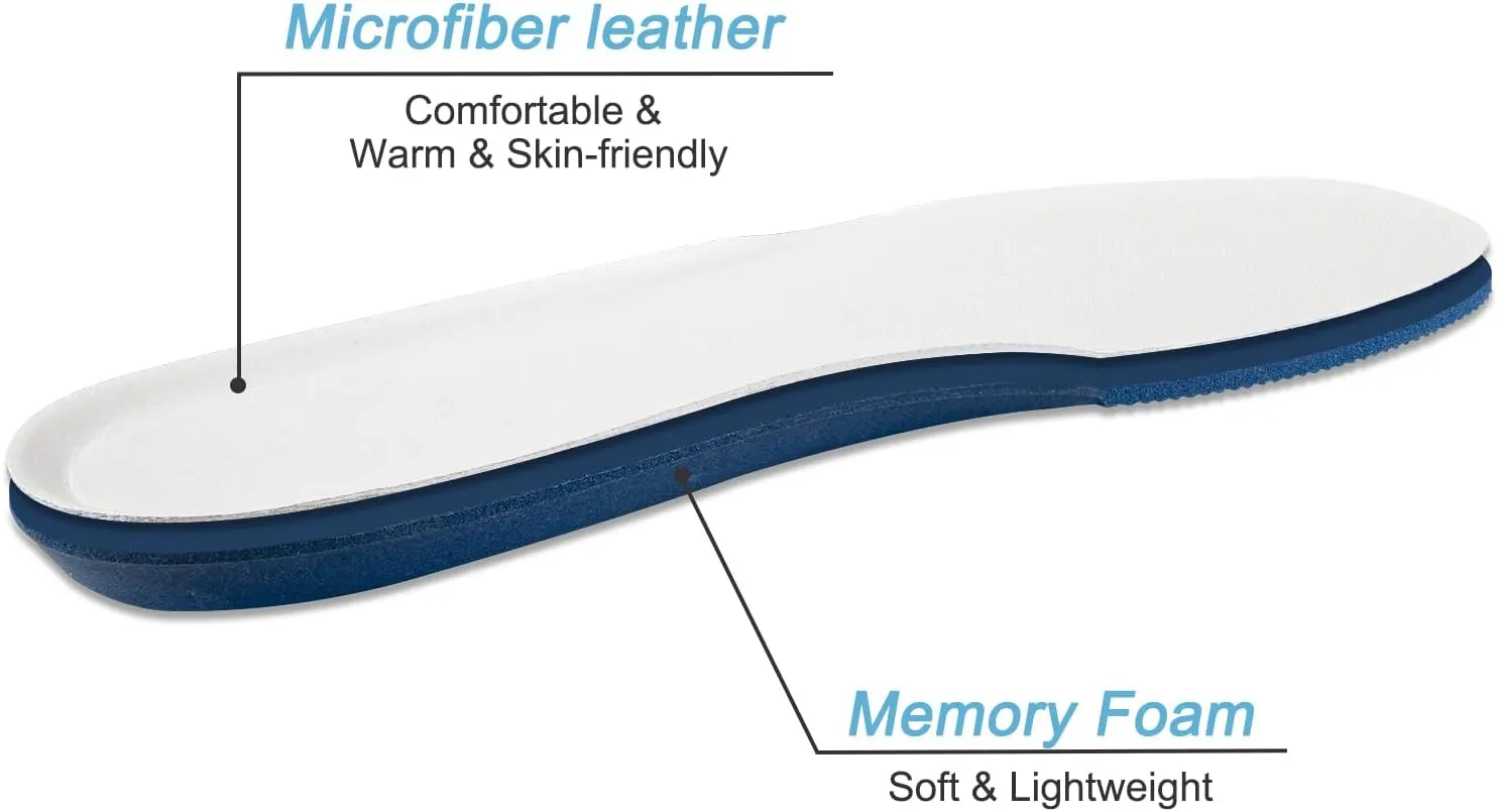 Insoles for Alexander McQueen Shoes, Replacement Inserts for Men Sneakers(Size:US Men11-EU44)