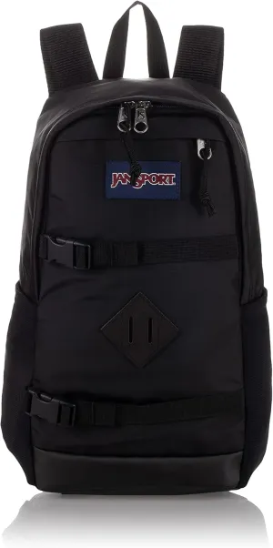 JanSport Off Campus Sling Bag - Convertible Crossbody Backpack to Sling with Water Bottle Pocket, Black