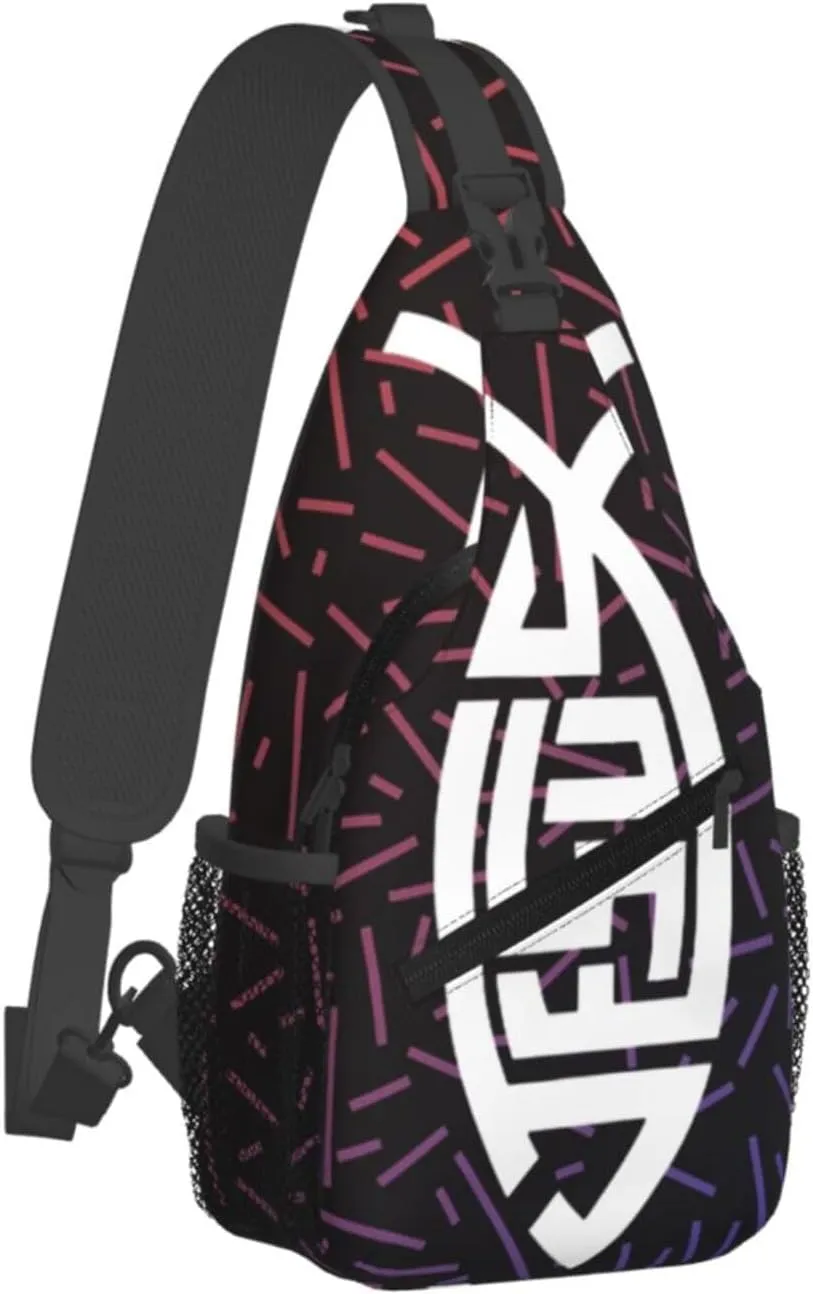 Je-Sus Fish Crossbody For Men Women Sling Chest Bag Shoulder Bag Lightweight One Strap Backpack Multipurpose Travel Hiking Daypack