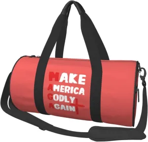 Jesus Make America Godly Again Duffel Bag Gym Bag Travel Sports Tote Large Foldable Beach Swim Yoga7