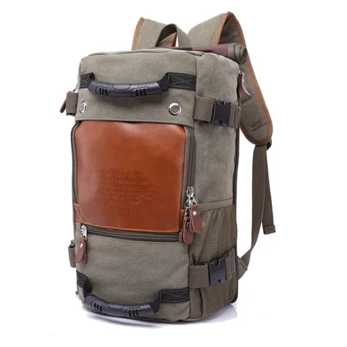KAKA Brand Stylish Travel Large Capacity Backpack Male Luggage Shoulder Bag