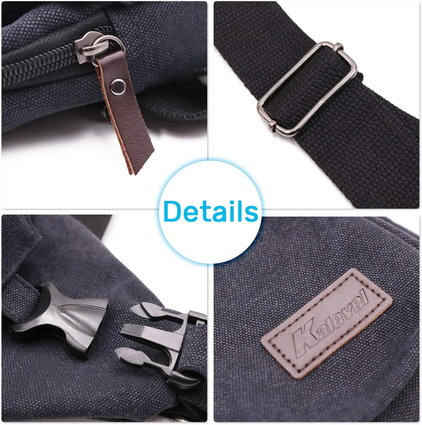 Kalevel Outdoor Travel Crossbody Backpack Casual Shoulder Chest Bag Men Women