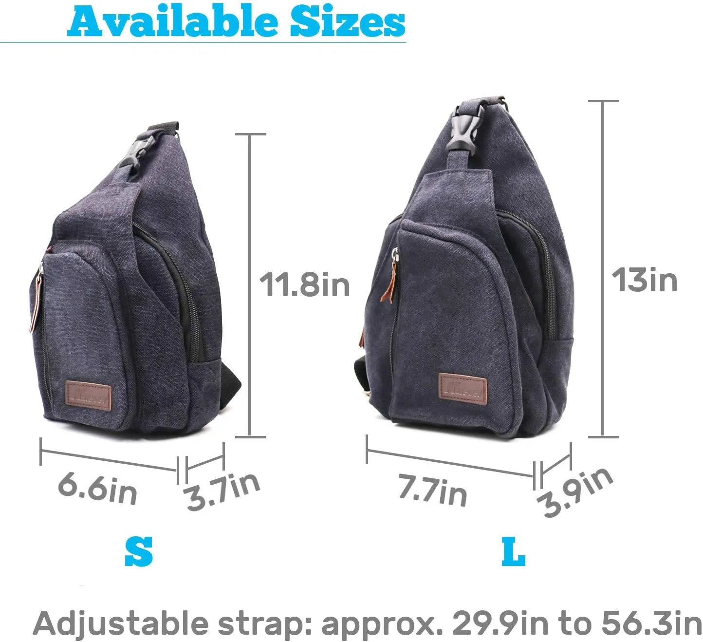 Kalevel Outdoor Travel Crossbody Backpack Casual Shoulder Chest Bag Men Women