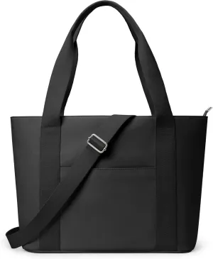 KALIDI Tote Bag for Women,Shoulder Bag with Laptop Compartment for work Leisure Nylon Top-Handle Foldable Weekend
