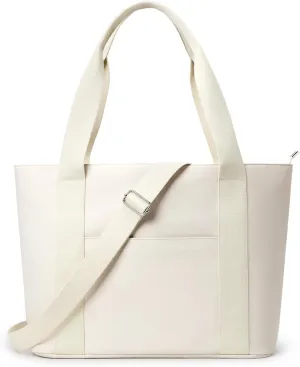 KALIDI Tote Bag for Women,Shoulder Bag with Laptop Compartment for work Leisure Nylon Top-Handle Foldable Weekend