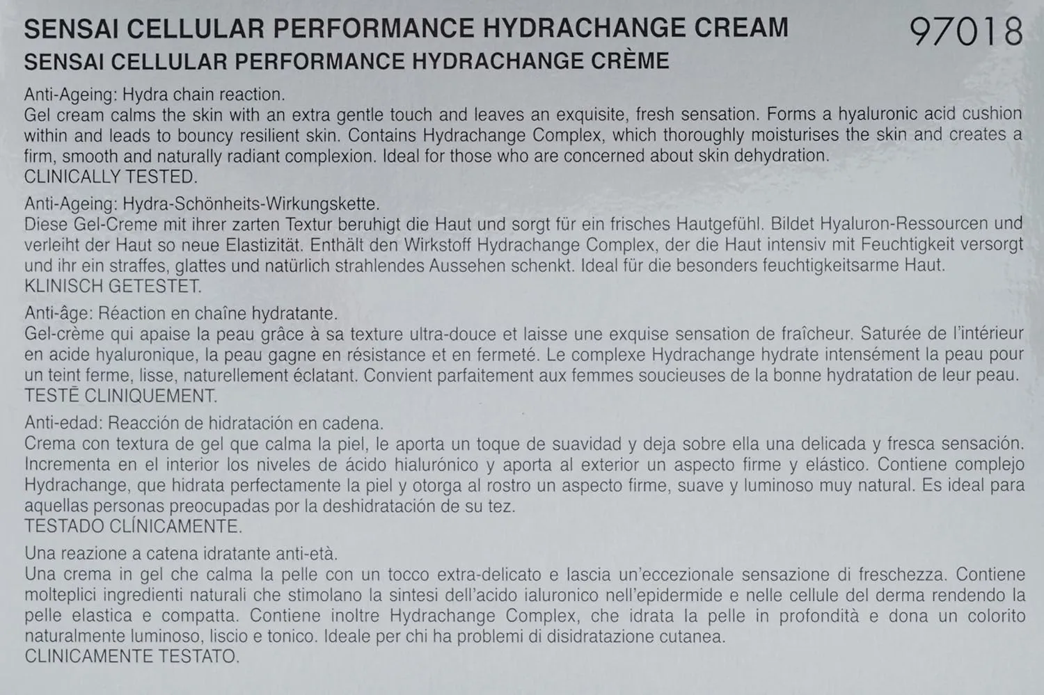 Kanebo Sensai Cellular Performence Hydrating Hydrachange Mask - 40 ml