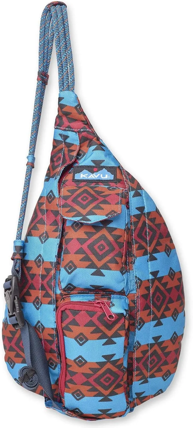 KAVU Mini Rope Sling Pack with Adjustable Rope Shoulder Strap