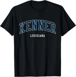 Kenner Louisiana Vintage Atheltic College Style T-Shirt