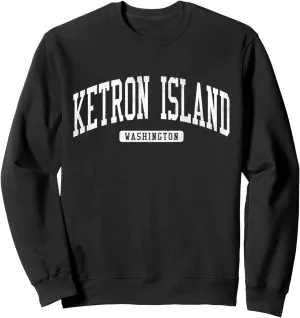 Ketron Island Washington WA JS03 College University Style Sweatshirt