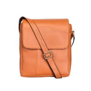 Khadim Crossbody Messenger Bag with Adjustable Long Strap for Men