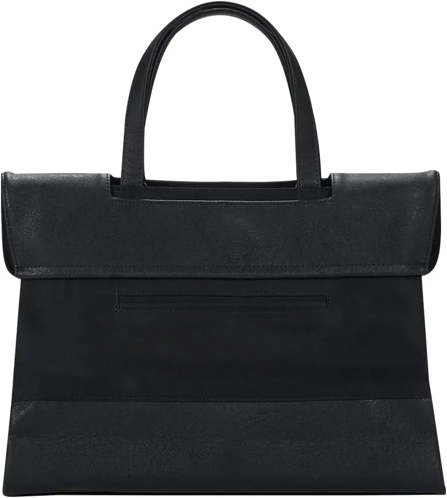 KWANI Black Studs Ladies Women's Tote Shoulder Bag for Travel and Daily Use