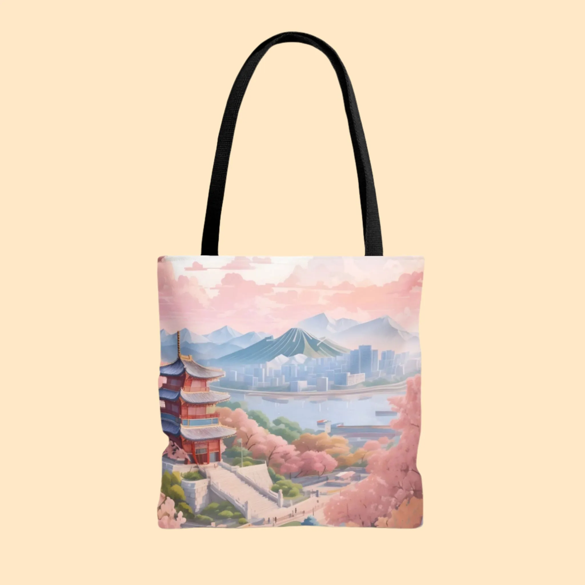 Kyoto Sakura Landscape Tote