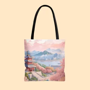 Kyoto Sakura Landscape Tote