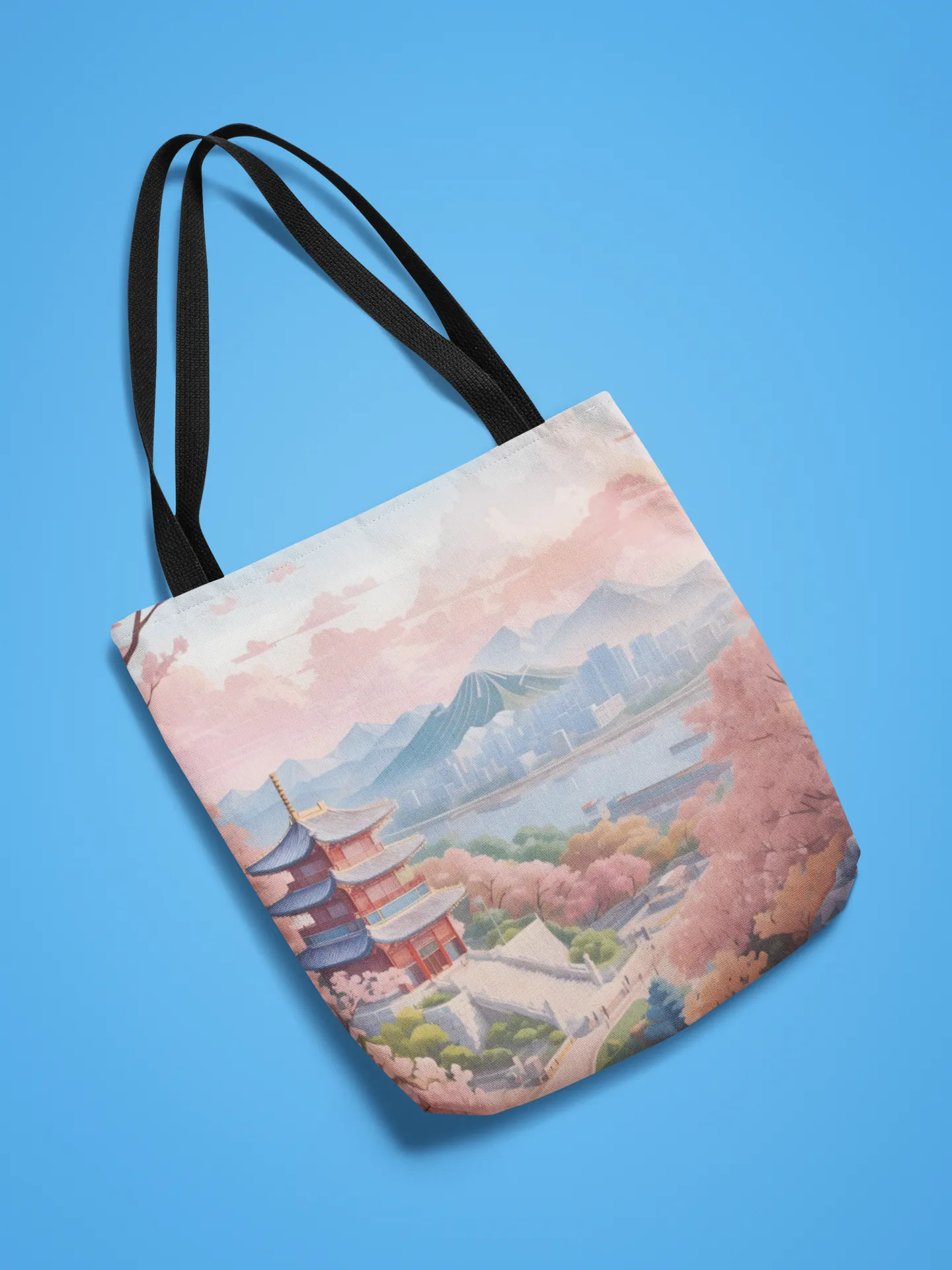 Kyoto Sakura Landscape Tote