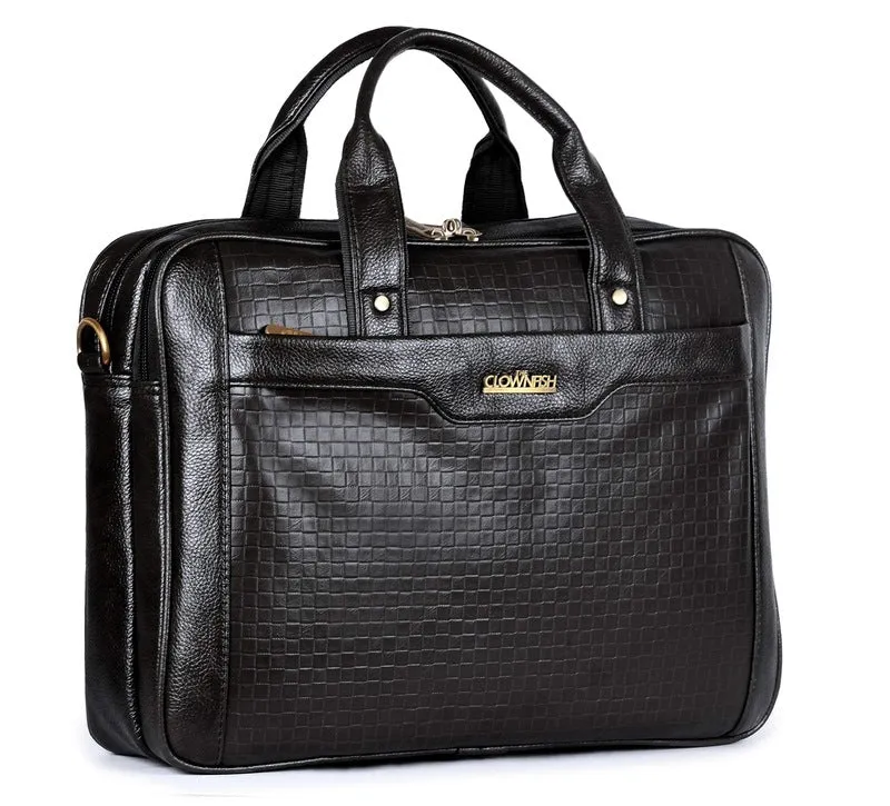 Laptop Messenger Bag with Multiple Pockets | Shoulder Strap | 15.6 inch | Charcoal Black